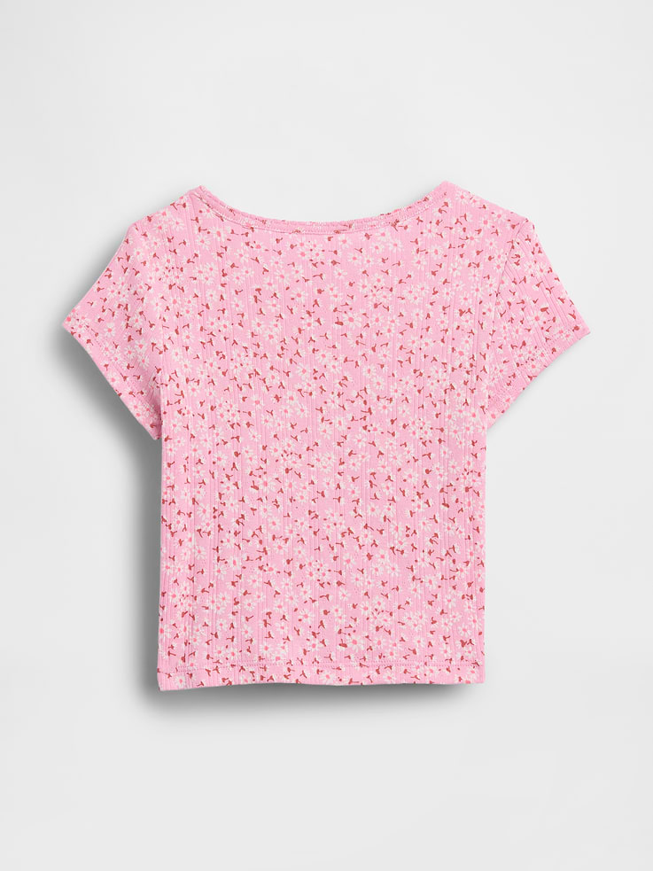 Image number 2 showing, Baby & Toddler Pointelle Rib T-Shirt