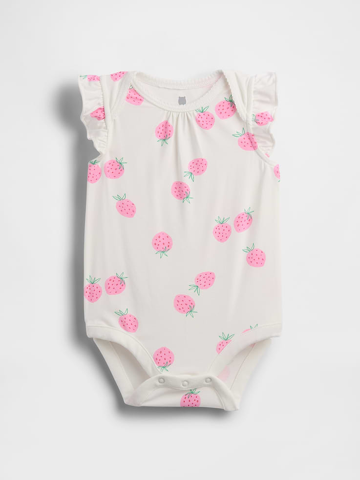 Image number 1 showing, Baby First Favorites JerseySoft Flutter Bodysuit