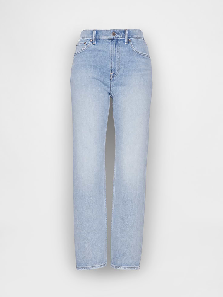Image number 6 showing, High Rise ’90s Slim Straight Crop Jeans
