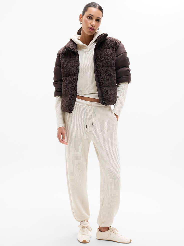 Image number 2 showing, Tranquil Mid Rise Waffle Jogger