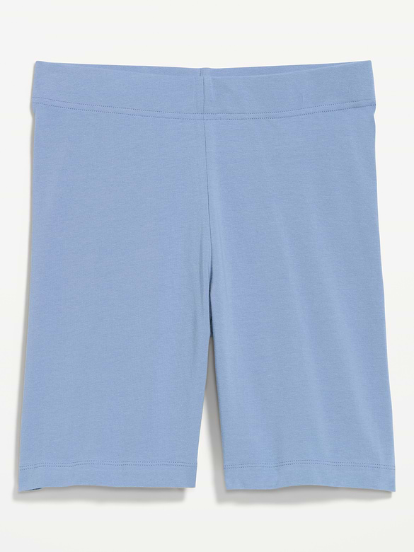 Cuissard en jersey à taille haute, entrejambe de 8 cm