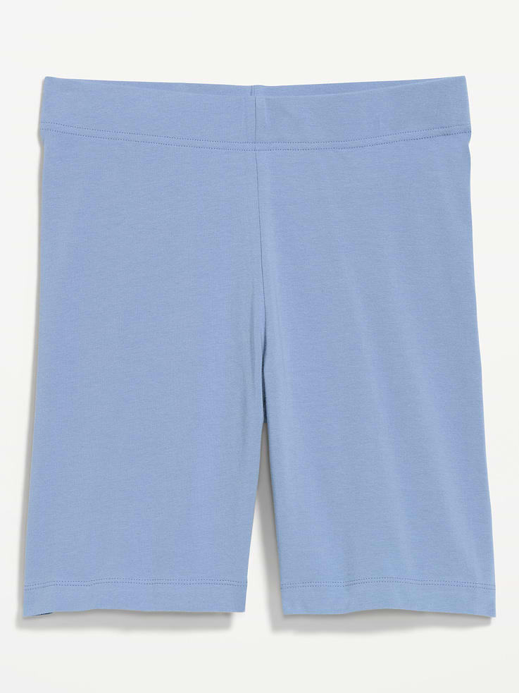 Image number 5 showing, High-Waisted Jersey Biker Shorts -- 8-inch inseam