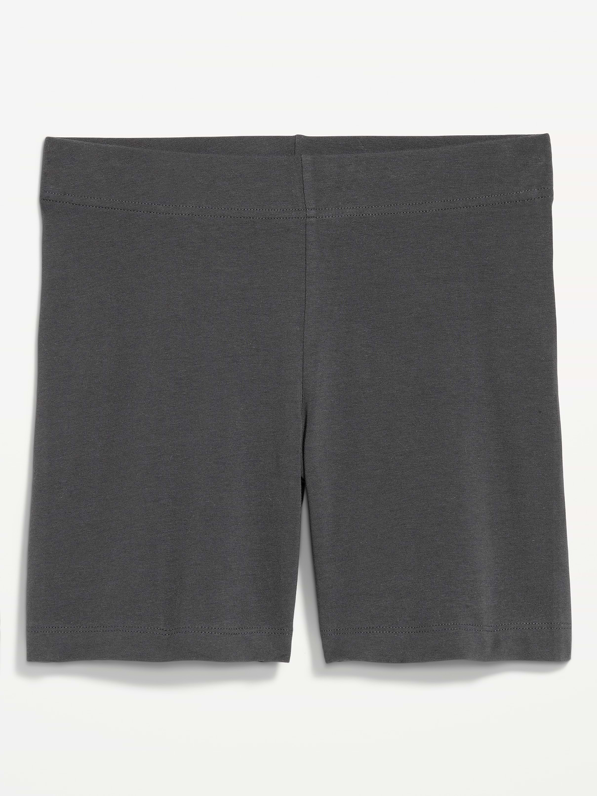 Image number 1 showing, High-Waisted Jersey Biker Shorts -- 6-inch inseam