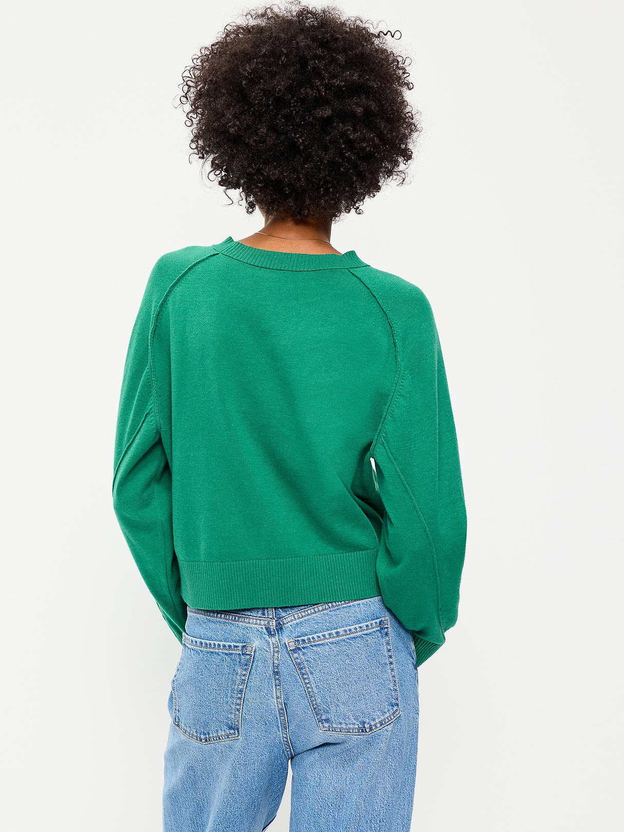 SoSoft Lite Crew-Neck Cropped Sweater | Old Navy