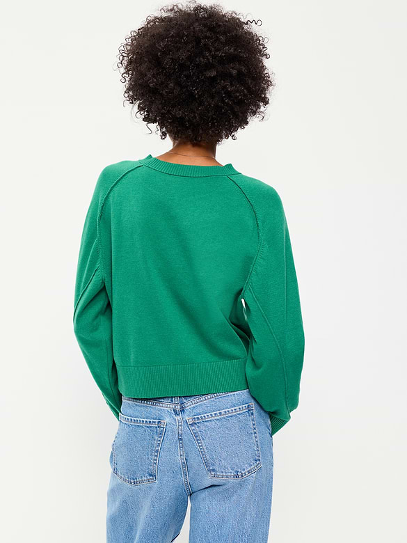 SoSoft Lite Crew-Neck Cropped Sweater