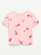 L'image numéro 1 présente T-shirt à manches courtes à motif pour toute-petite