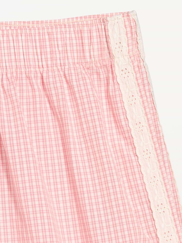 Image number 5 showing, Eyelet-Trim Boxer Pajama Shorts