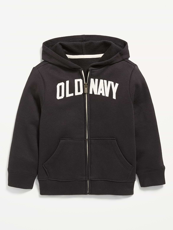 Unisex Logo-Graphic Zip Hoodie for Toddler