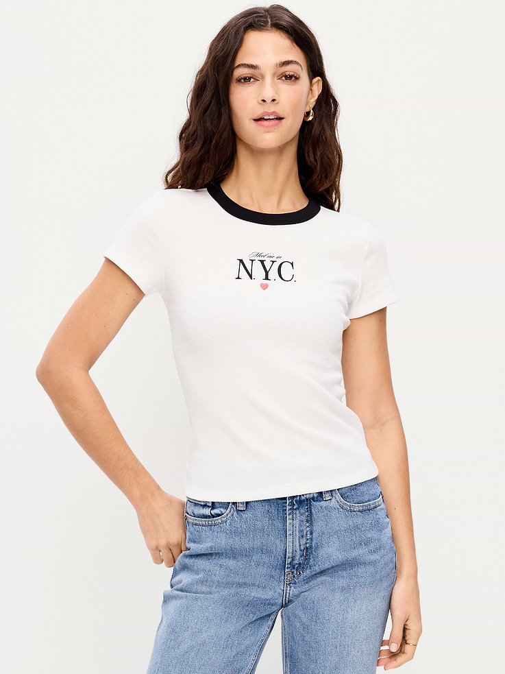 Image number 1 showing, Snug Crop T-Shirt