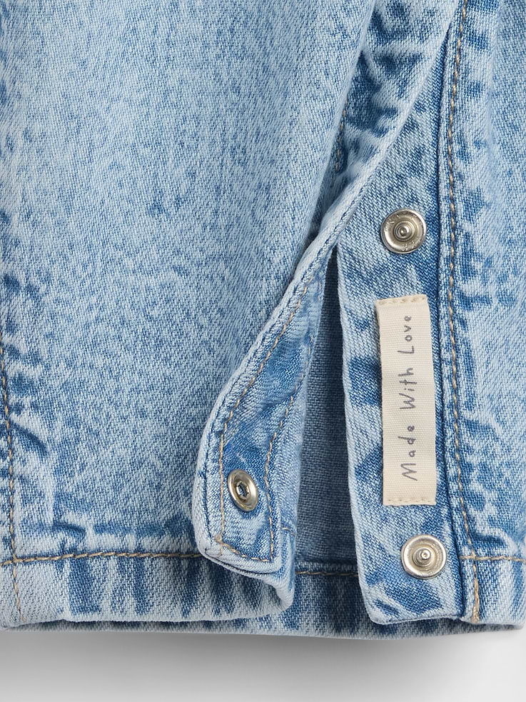 Image 3 of 5, Baby Winnie The Pooh Denim Overalls
