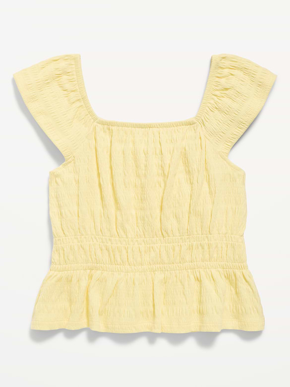 Ruffled Smocked Top for Girls