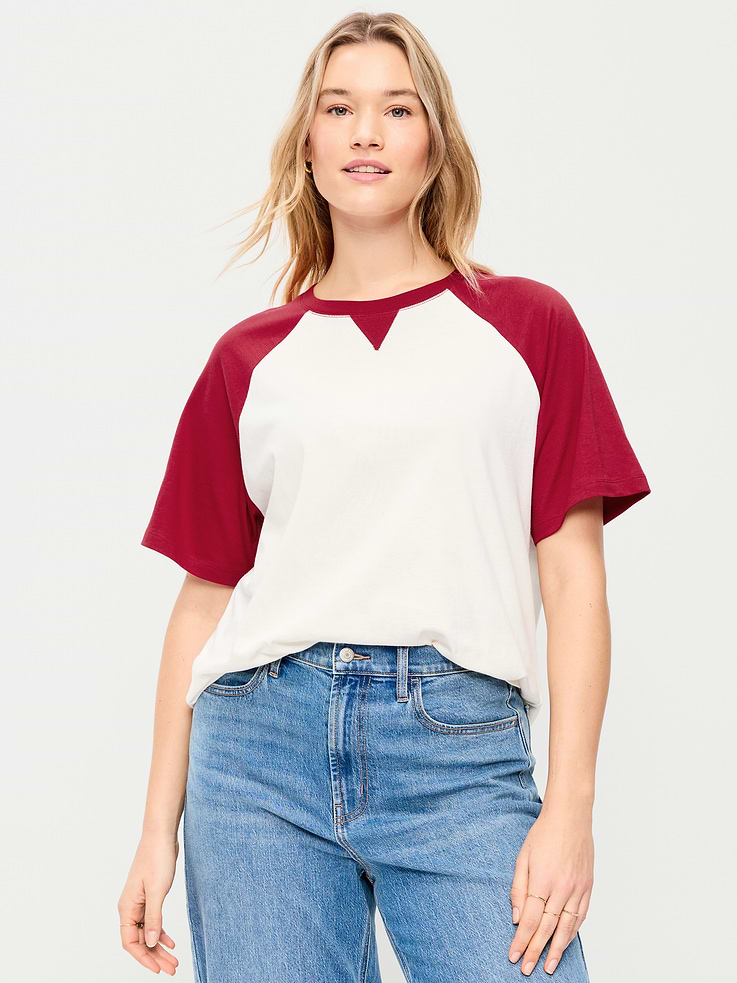 Image number 5 showing, Vintage Crew-Neck Raglan T-Shirt