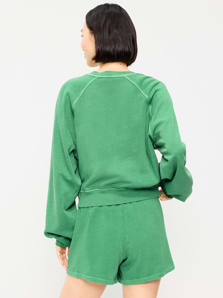 Image number 2 showing, SoComfy Oversized Button-Front Sweatshirt