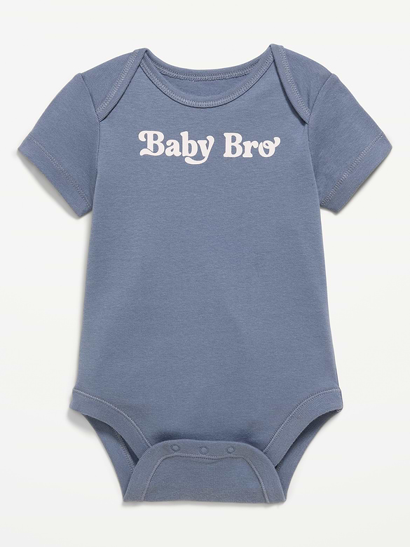 Cache-couche à manches courtes à imprimé pour bébé