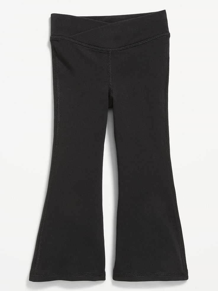 Image 1 of 2, cross-front waistband, light-reflecting active logo at center back, flared hem, Product #894252