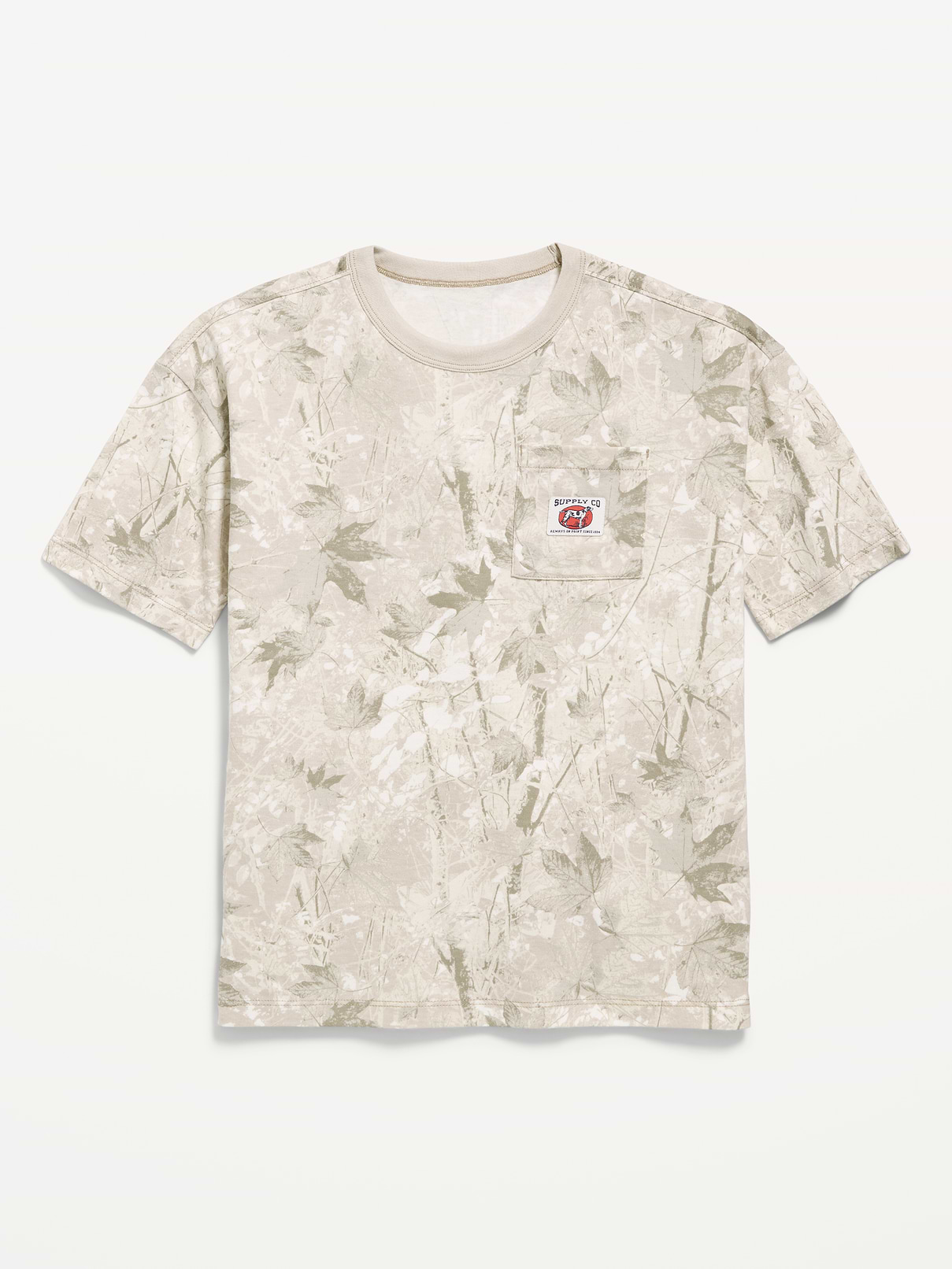 Image number 1 showing, Short-Sleeve Oversized Pocket T-Shirt for Boys