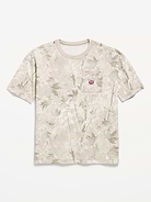 Image number 1 showing, Short-Sleeve Oversized Pocket T-Shirt for Boys