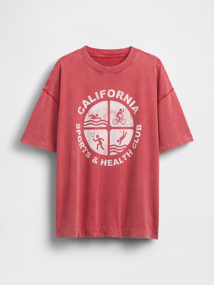 Image number 5 showing, Oversized Graphic T-Shirt