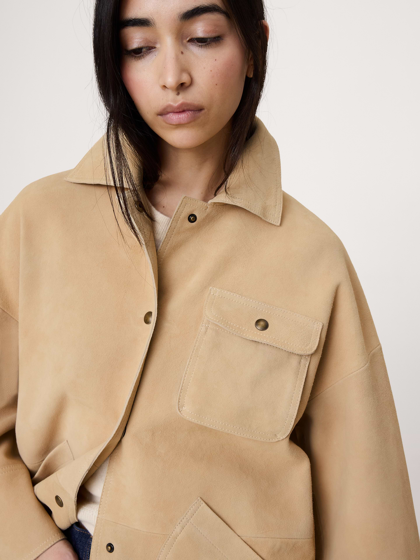 L'image numéro 4 présente Veste en suède, collection Heritage