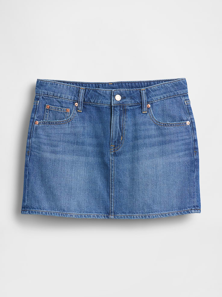 Image number 5 showing, Denim Mini Skirt