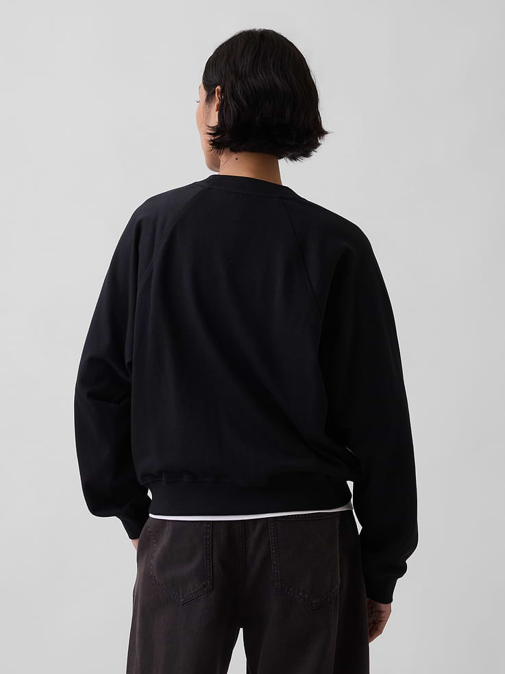 Image number 3 showing, VintageSoft Terry Raglan Sweatshirt