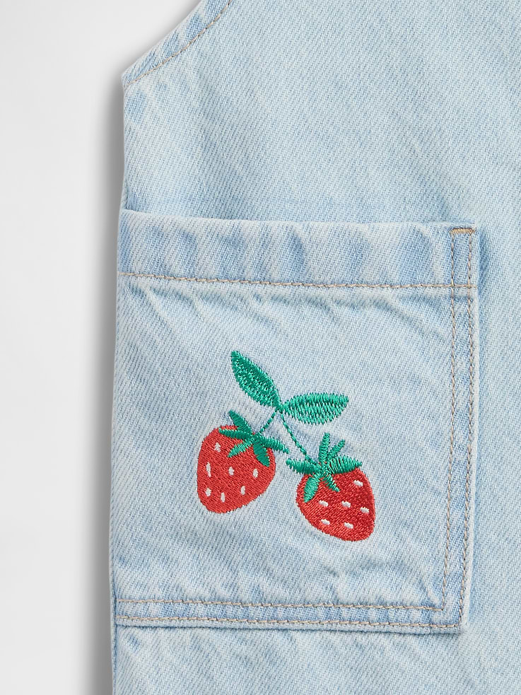 Image number 3 showing, babyGap Relaxed Denim Shortalls