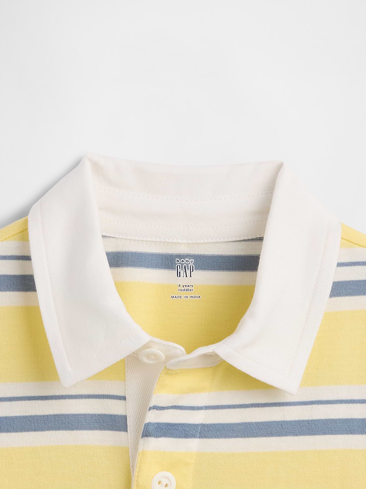 Image 3 of 3, babyGap Stripe Rugby Polo Shirt