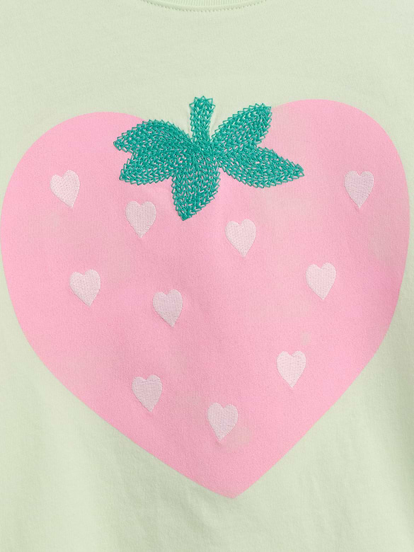 babyGap Ruffle 3D Graphic T-Shirt