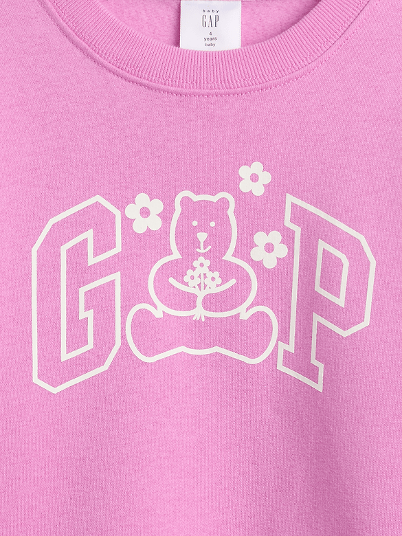 babyGap Relaxed Logo Crewneck Sweatshirt