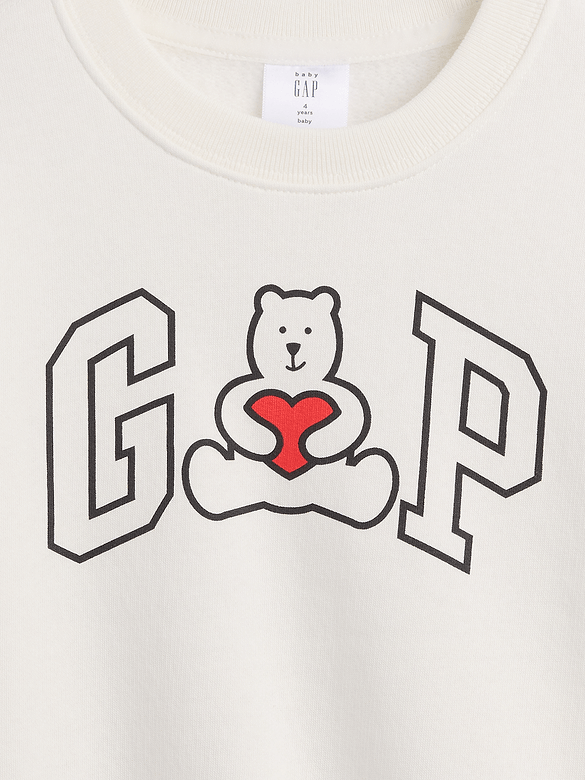 babyGap Relaxed Logo Crewneck Sweatshirt