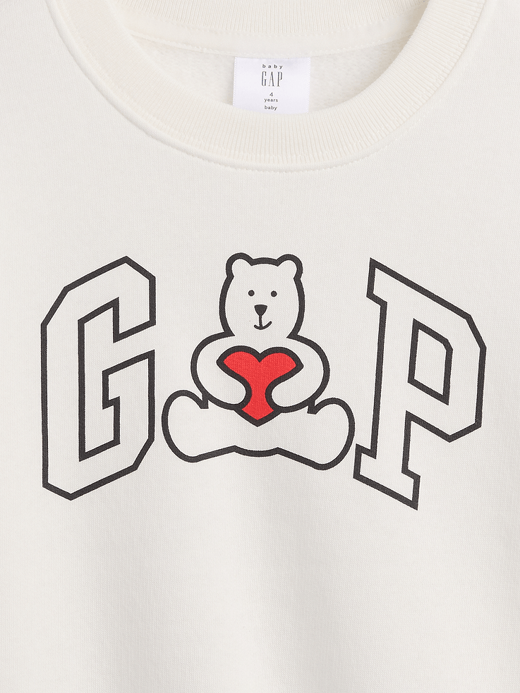 Image number 3 showing, babyGap Relaxed Logo Crewneck Sweatshirt