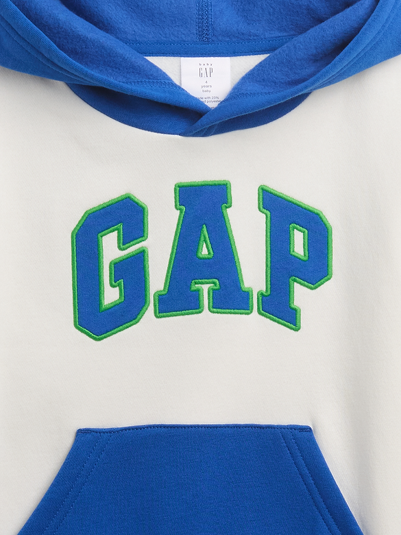 babyGap Relaxed Colorblock Logo Hoodie