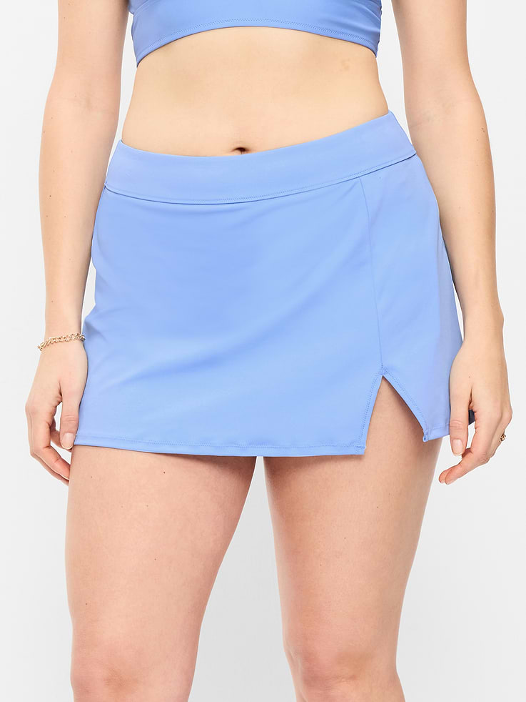 Image number 5 showing, High-Waisted Matte Swim Skirt