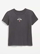 L'image numéro 1 présente T-shirt à manches courtes à imprimé pour fille