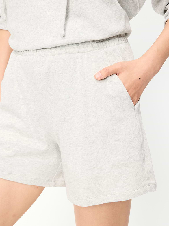 Short décontracté à taille haute, entrejambe de 12,5 cm