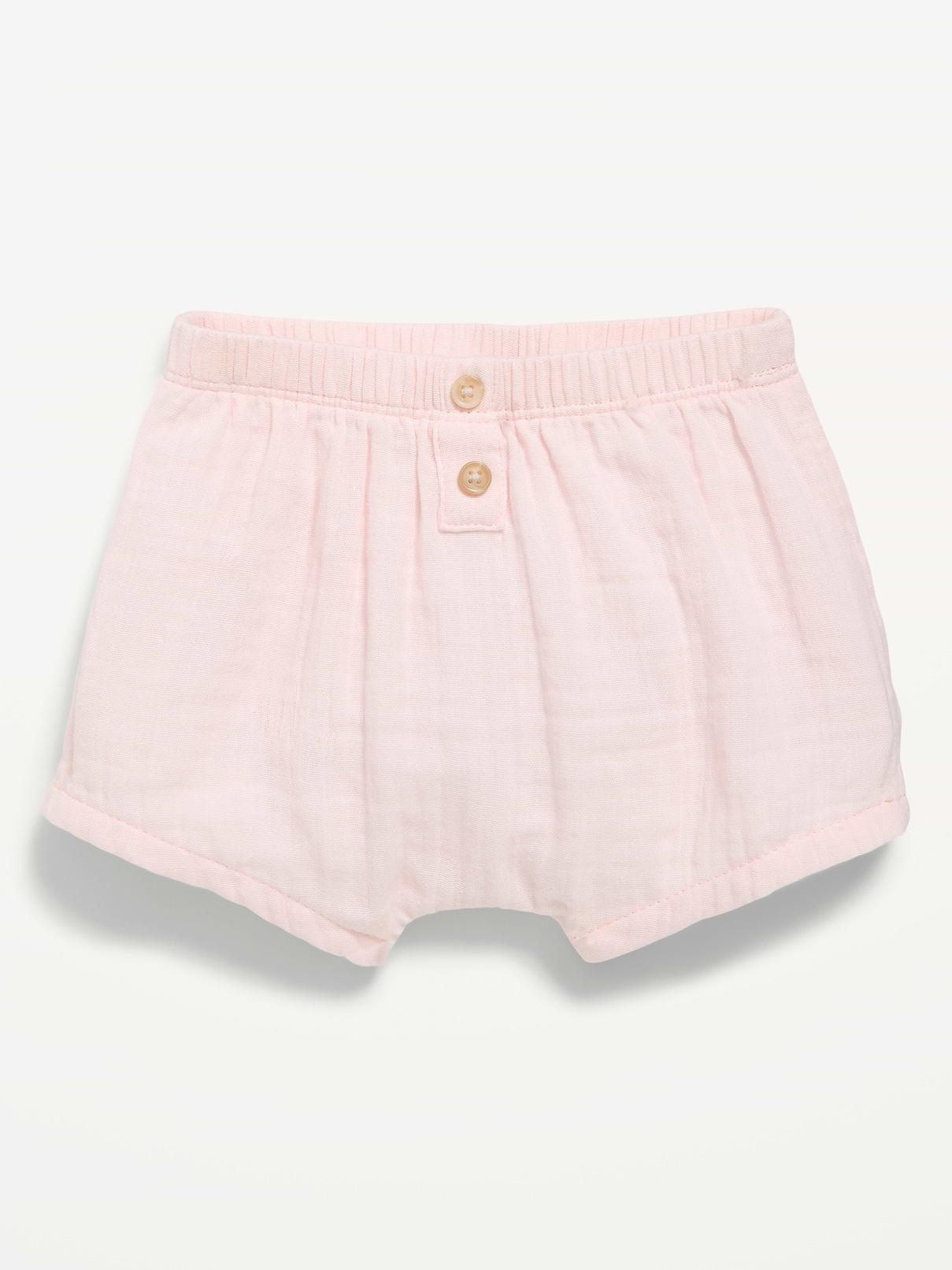 Image 1 of 1, elasticized waistband, decorative two-button, single back patch pocket, Product #884347