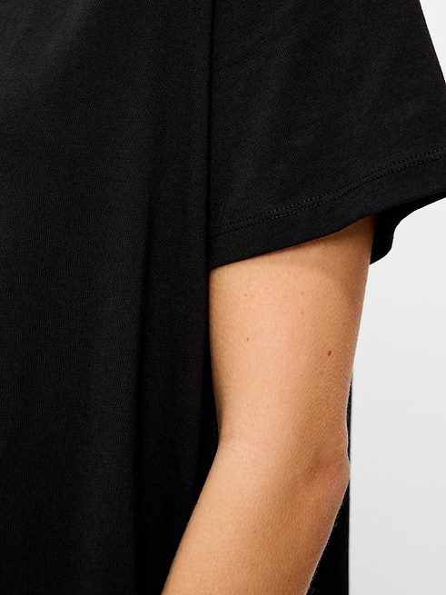 black t shirt dress old navy Women's Vintage Crew-Neck Mini T-Shirt - VDAY2025sale Create meme 