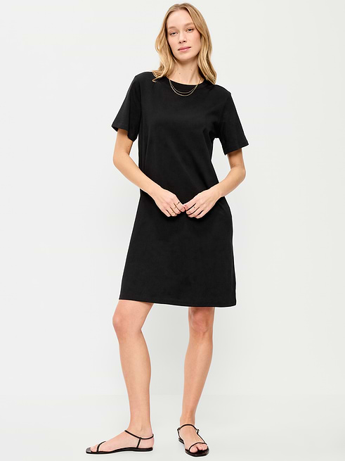Vintage Vintage Crew-Neck Mini T-Shirt Dress on clearance at Old Navy — 60% off