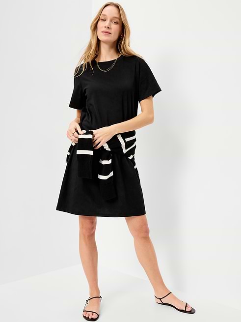 black white t shirt dress Tall T-Shirt Maxi Available in L/XL Buy The Set 3 Pack