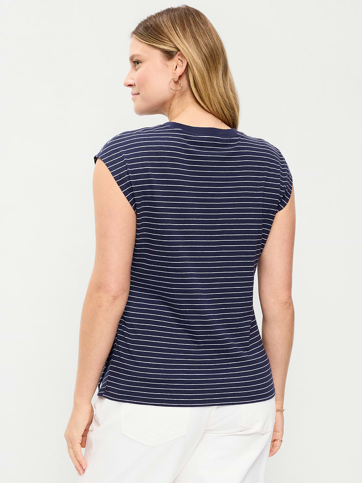 Image number 2 showing, Maternity Side-Tie Jersey Top