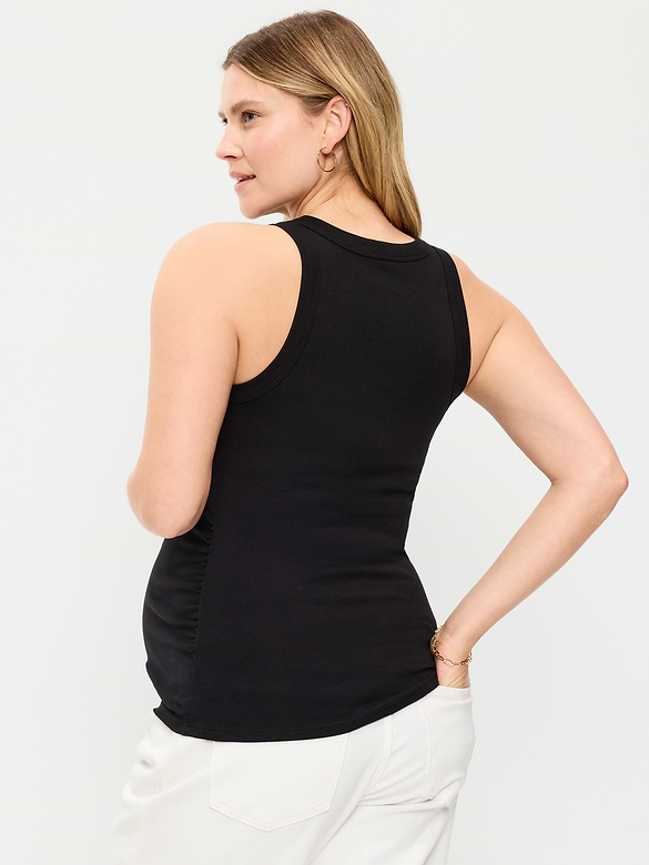 Maternity High-Neck Tank Top