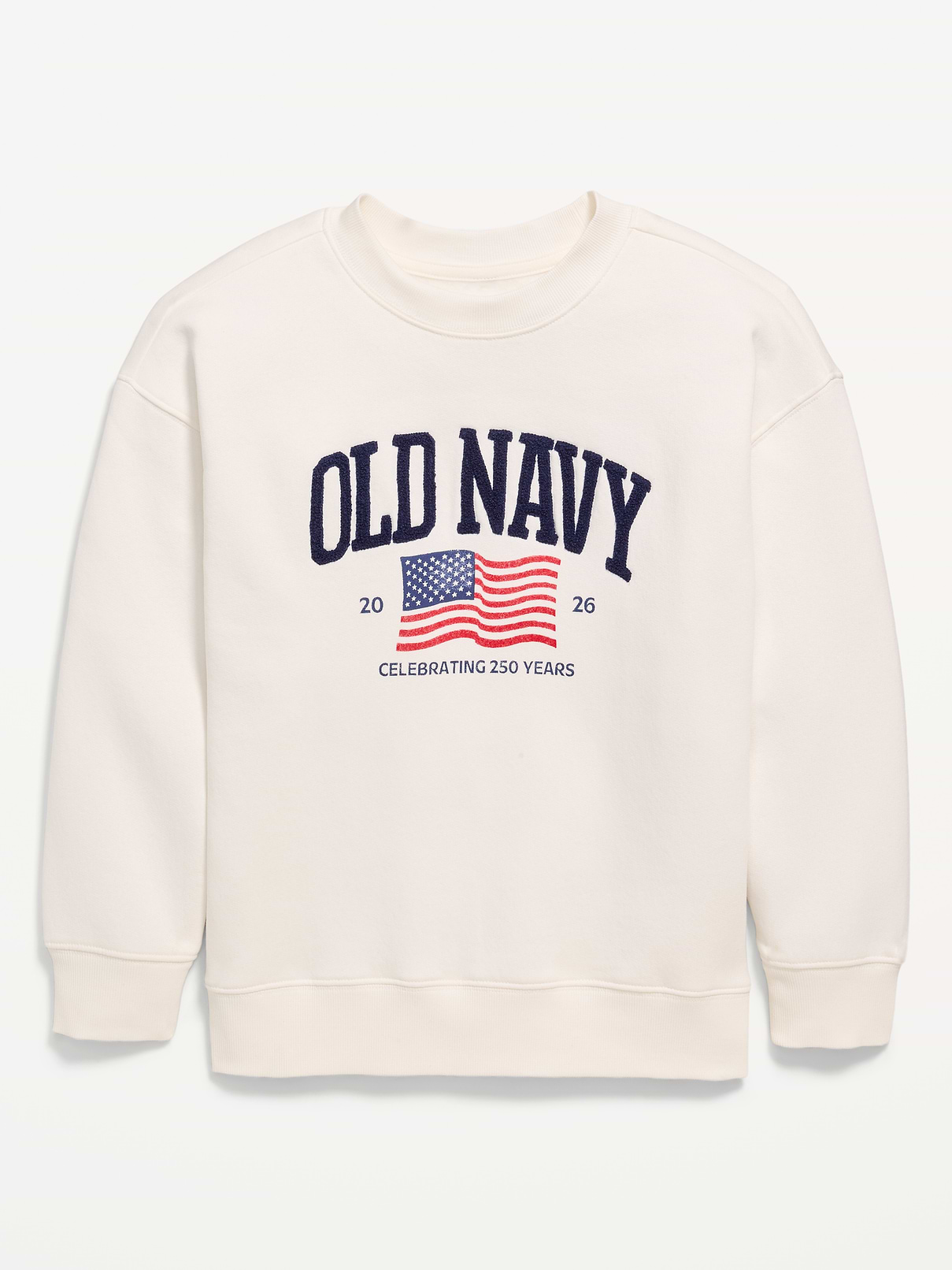 Image number 1 showing, Oversized Flag Logo Graphic Sweatshirt for Boys
