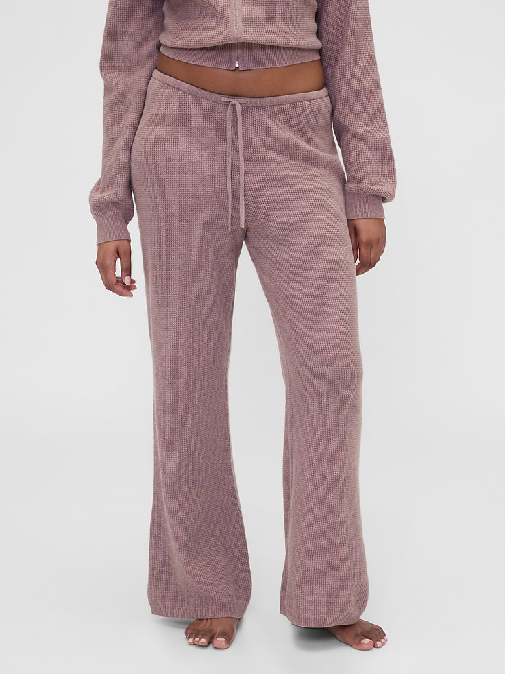 Image number 2 showing, Gap × Summer Fridays CashSoft Waffle Boot Pants