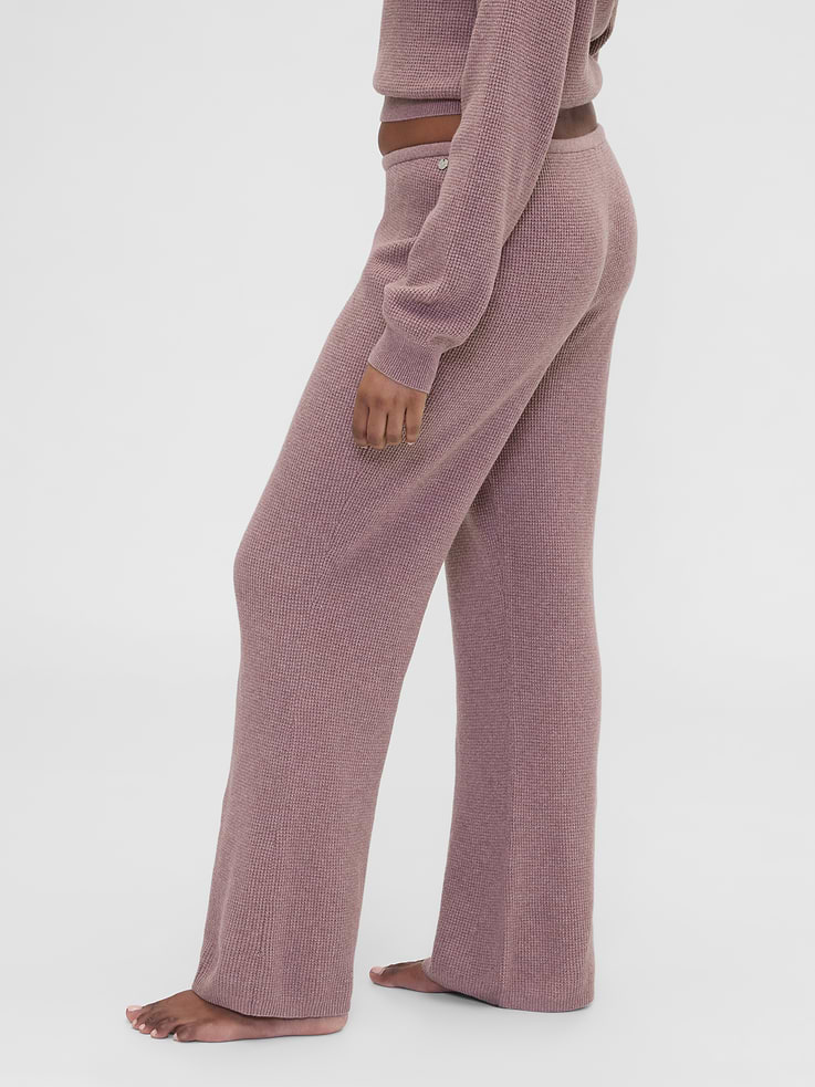 Image number 3 showing, Gap × Summer Fridays CashSoft Waffle Boot Pants