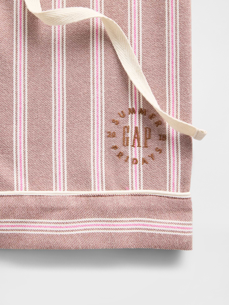 Image 6 of 8, Gap × Summer Fridays Flannel Stripe PJ Boxer Shorts