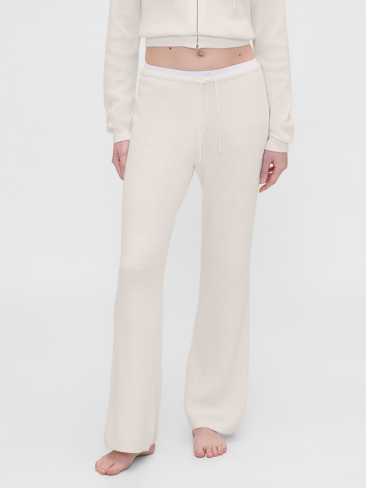 Image number 2 showing, Gap × Summer Fridays CashSoft Waffle Boot Pants