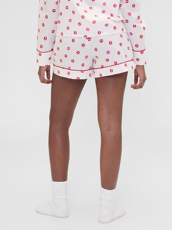 Gap × Summer Fridays Poplin Kiss PJ Boxer Shorts