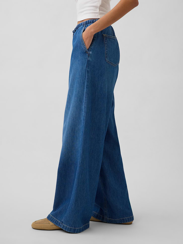 Image number 3 showing, Mid Rise UltraSoft Easy Baggy Jeans