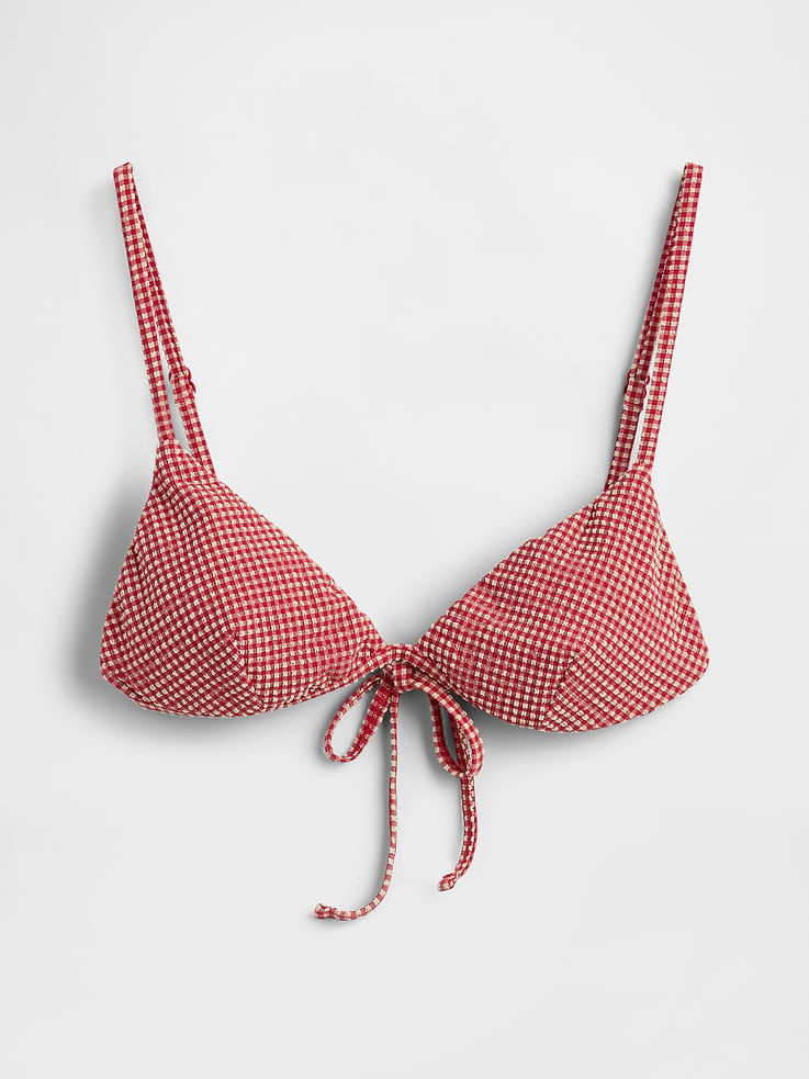 L'image numéro 4 présente Haut de bikini string à bonnets triangulaires