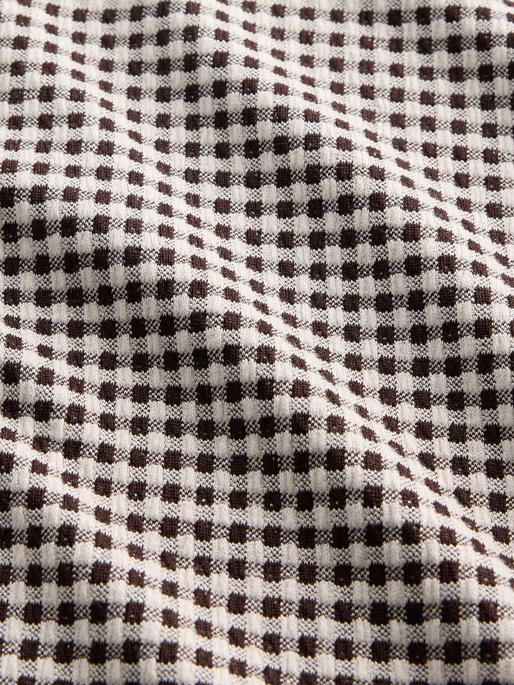 Image number 4 showing, Gingham Pointelle Shell Tank Top